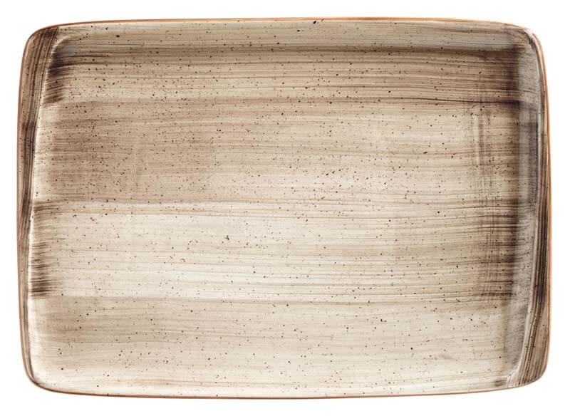 Bonna Aura Terrain Moove Plate 36x25cm beige - 6 pcs.