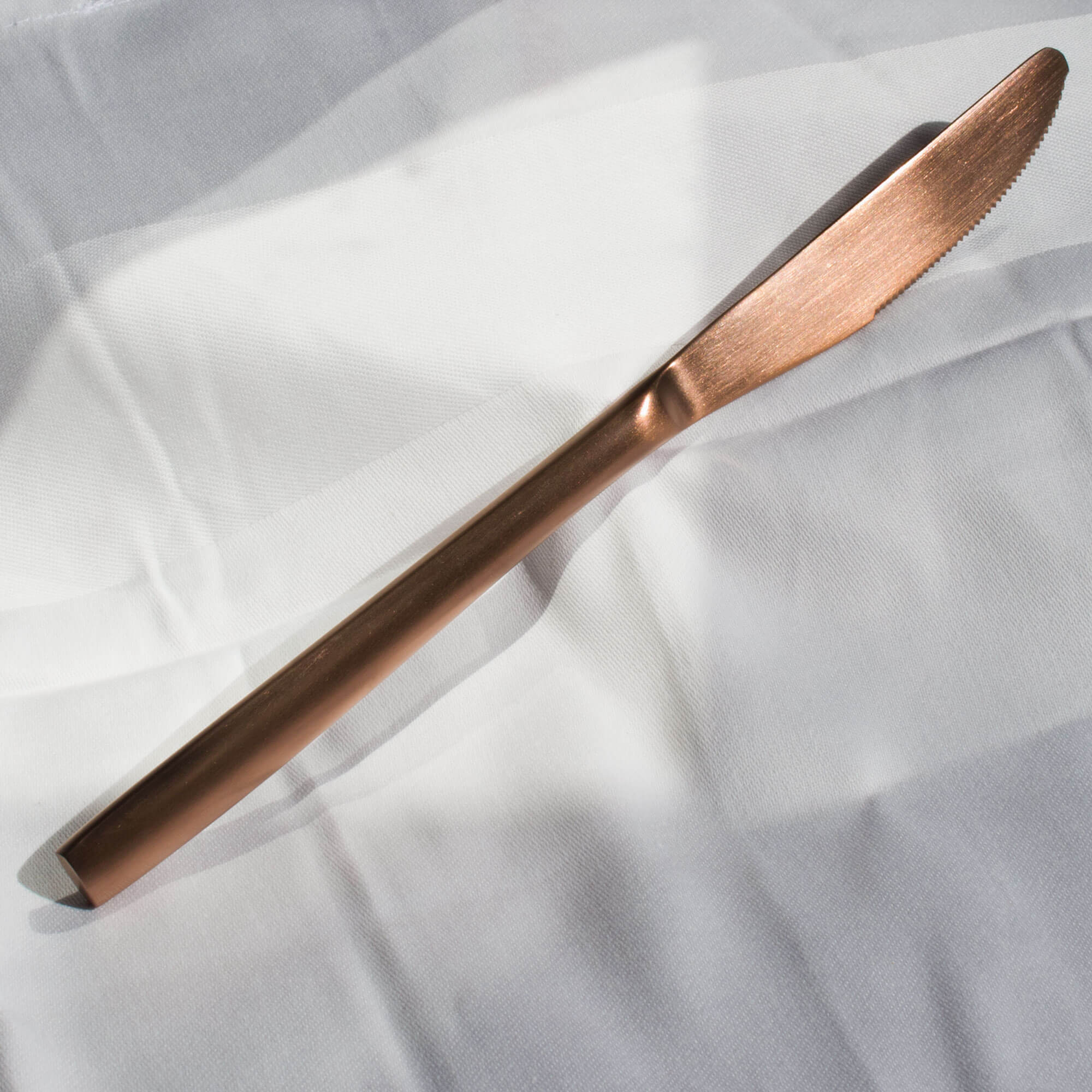 Table knives Comas BCN - copper colored (12 pcs.)