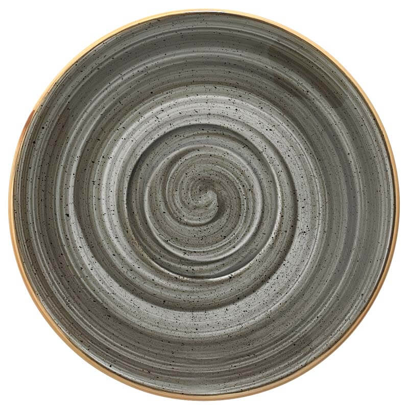 Bonna Aura Space Gourmet multi purpose saucer 19cm grey - 12 pcs.