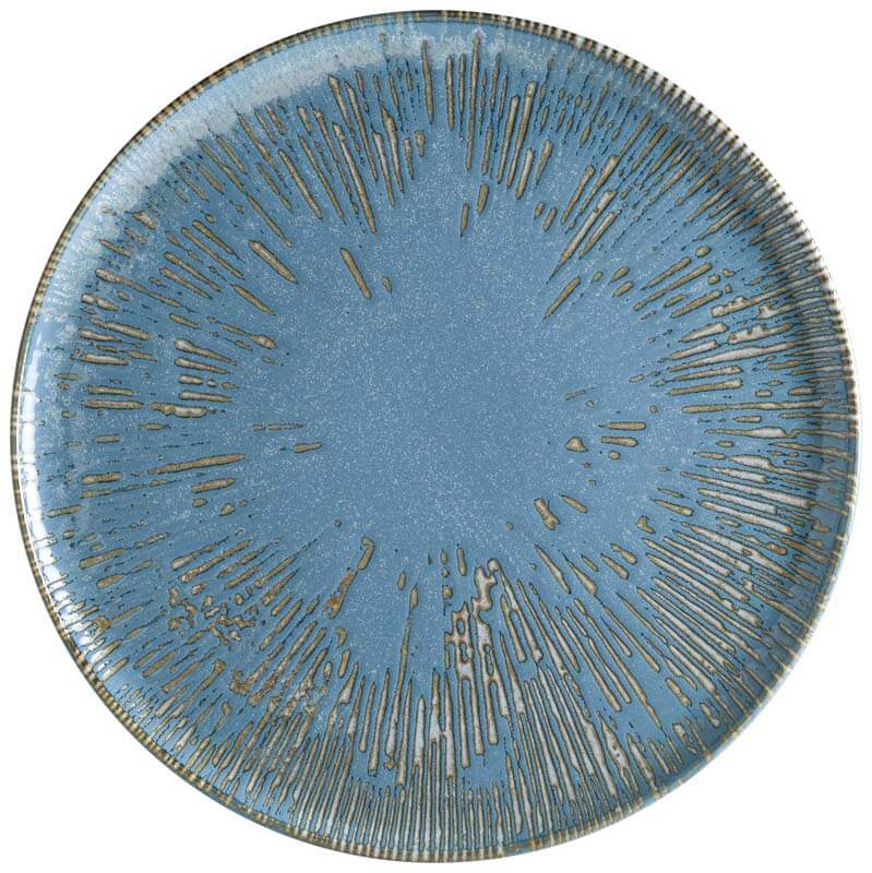 Bonna Snell Sky Gourmet Pizza plate 32cm blue - 6 pcs.