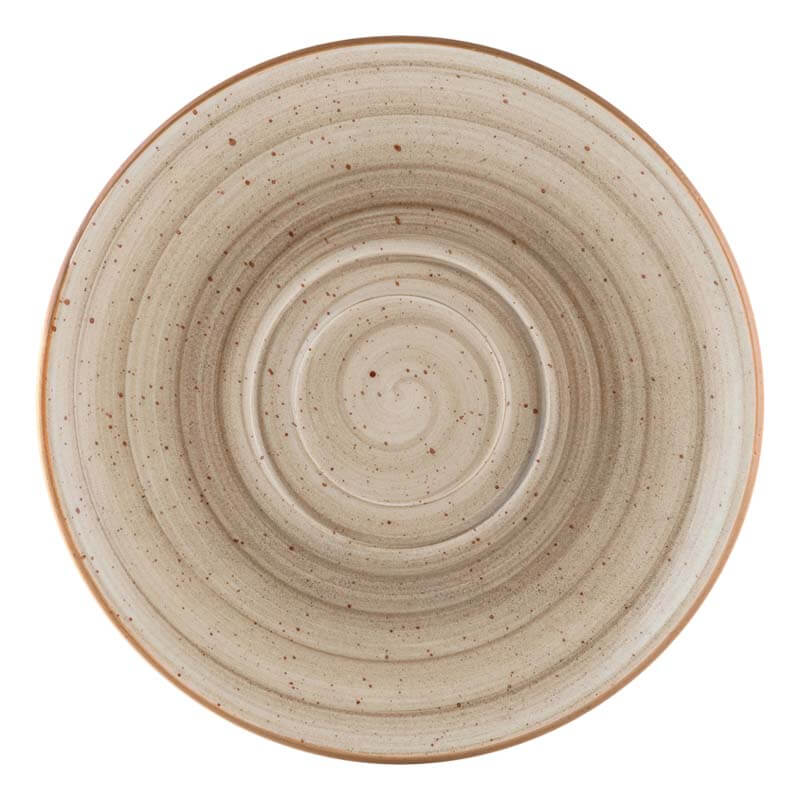 Bonna Aura Terrain Gourmet multi purpose saucer 19cm beige - 12 pcs.