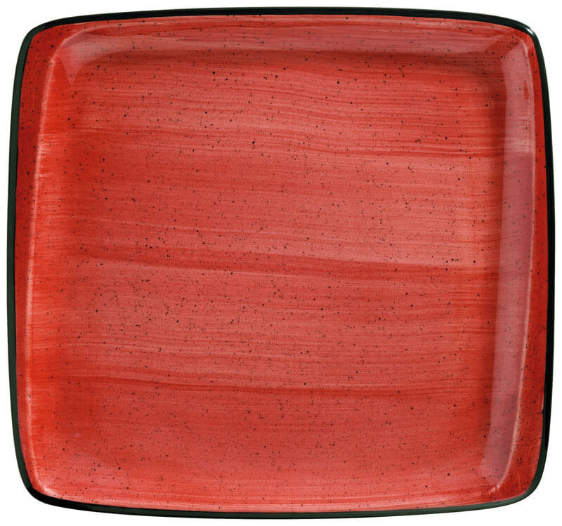 Bonna Aura Passion Moove Plate 32x30cm red - 6 pcs.