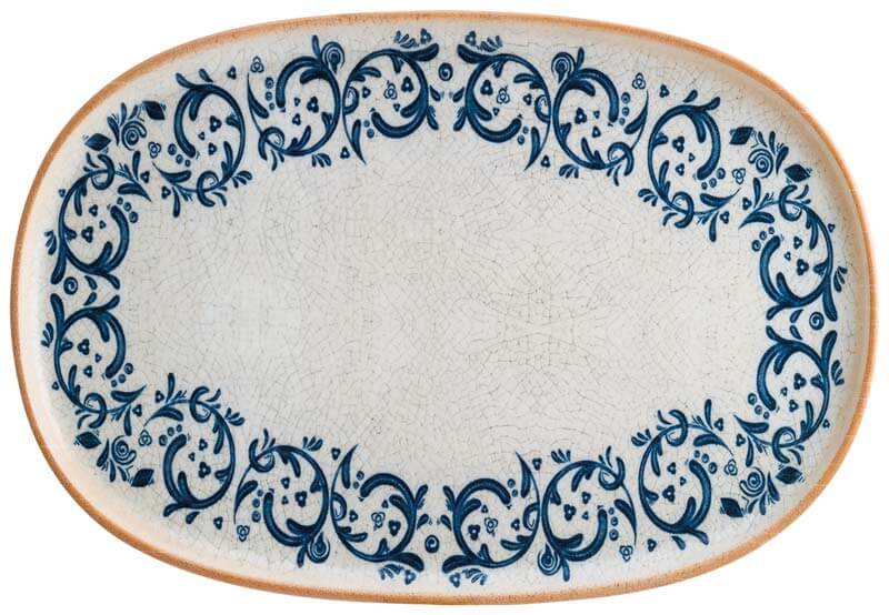 Bonna Viento Hygge oval plate 34x23cm blue - 6 pcs.